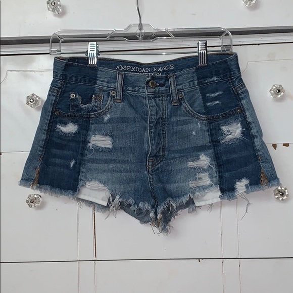 American Eagle Outfitters Pants - AMERICAN EAGLE VINTAGE HIGH RISE FESTIVAL SHORTS